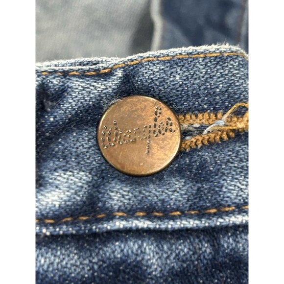 Vintage Wrangler Blue Medium Wash 100% Cotton Distressed Jeans USA Size (42X32) - Picture 9 of 9